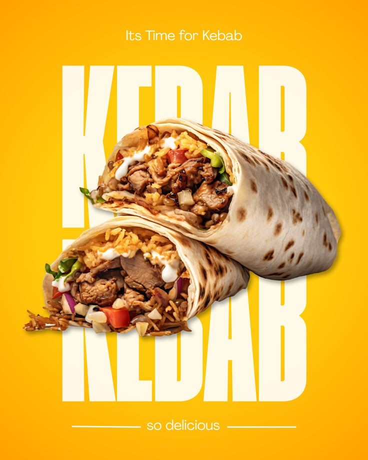 Kebab dan burger hangat Kedai Nur Fadillah